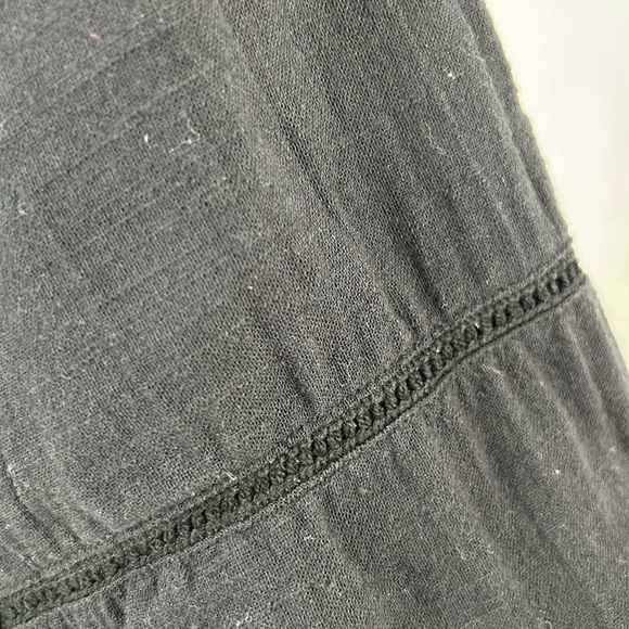 ROXY Sweet Sunshine Lace Insert Top with Bell Long Sleeves in Anthracite size XL - Picture 8 of 13